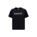 Burberry Black Cotton T-Shirt Burberry