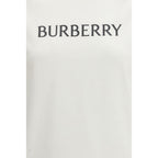 Burberry White Cotton T-Shirt Burberry