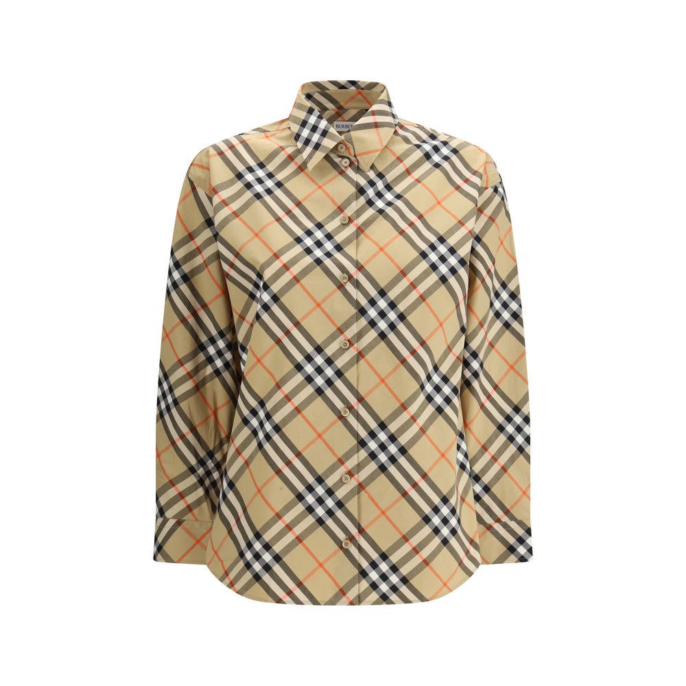 Burberry Multicolor Cotton Pattern Shirt Burberry
