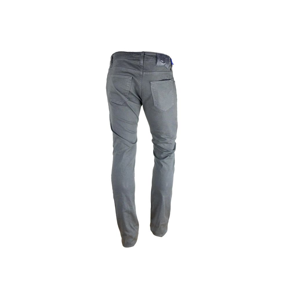 Jacob Cohen Gray Cotton Slim Fit Jeans Jacob Cohen
