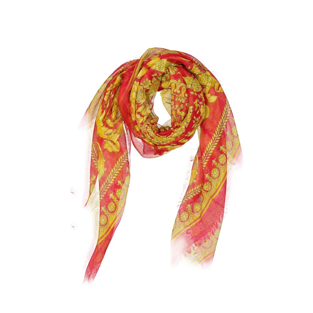Versace Multicolor Modal Scarf Versace