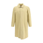 Burberry Beige Cotton Trench Coat Burberry