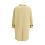 Burberry Beige Cotton Trench Coat Burberry
