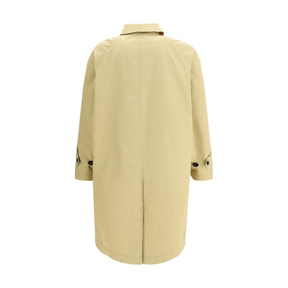 Burberry Beige Cotton Trench Coat Burberry