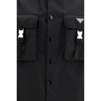 Prada Black Recycled Polyamide Jacket Prada