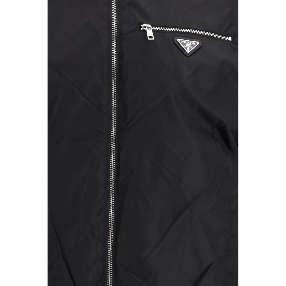 Prada Black Wool Oves Aries Jacket Prada