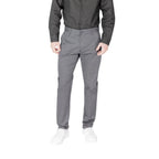 Armani Exchange Blue Cotton Skinny Pants Armani Exchange