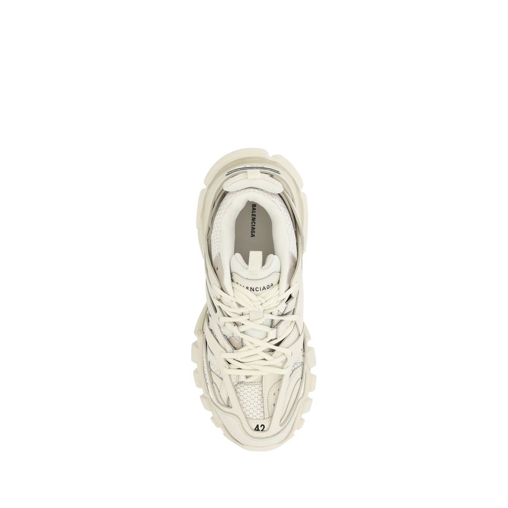 Balenciaga White Polyethylene Athletic Sneakers Balenciaga