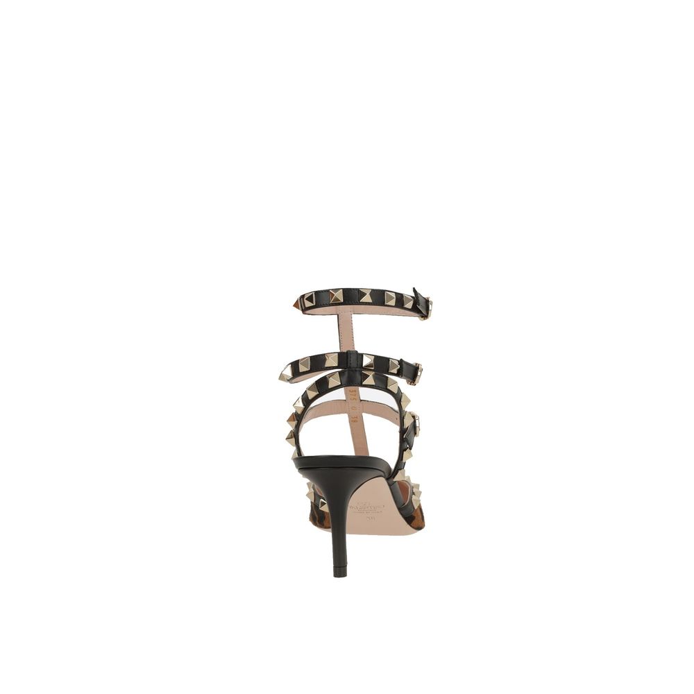 Valentino Garavani Black Calfskin High Heel Pumps Valentino Garavani