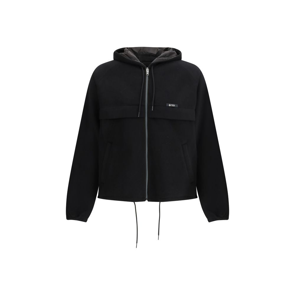 Prada Black Polyester Shell Jacket Prada