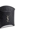 Saint Laurent Black Calfskin Airpod Holder Saint Laurent