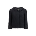 Valentino Black Fleece Wool Coat Valentino