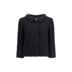 Valentino Black Fleece Wool Coat Valentino