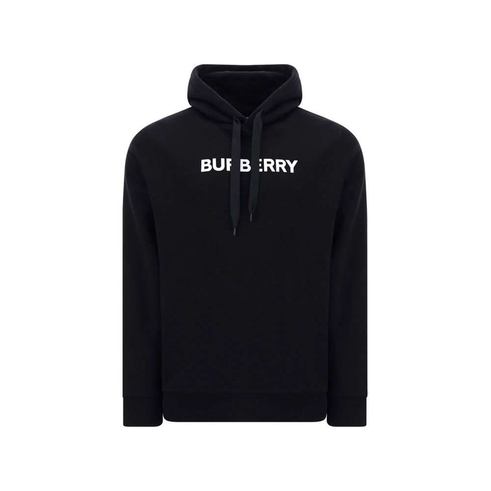 Burberry Black Cotton Sweatshirt Burberry