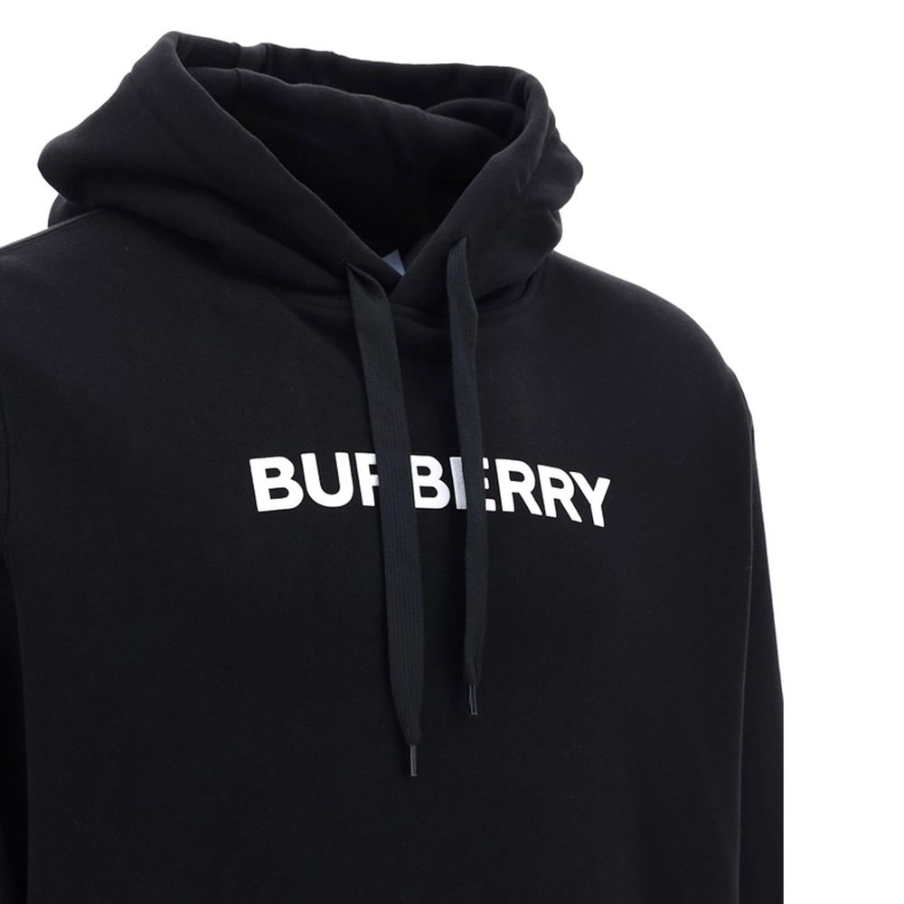 Burberry Black Cotton Sweatshirt Burberry