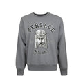Versace Gray Cotton Sweatshirt Versace