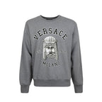 Versace Gray Cotton Sweatshirt Versace