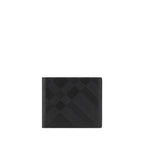 Burberry Black Calf Leather Bos Taurus Wallet Burberry