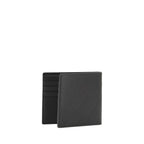 Burberry Black Calf Leather Bos Taurus Wallet Burberry