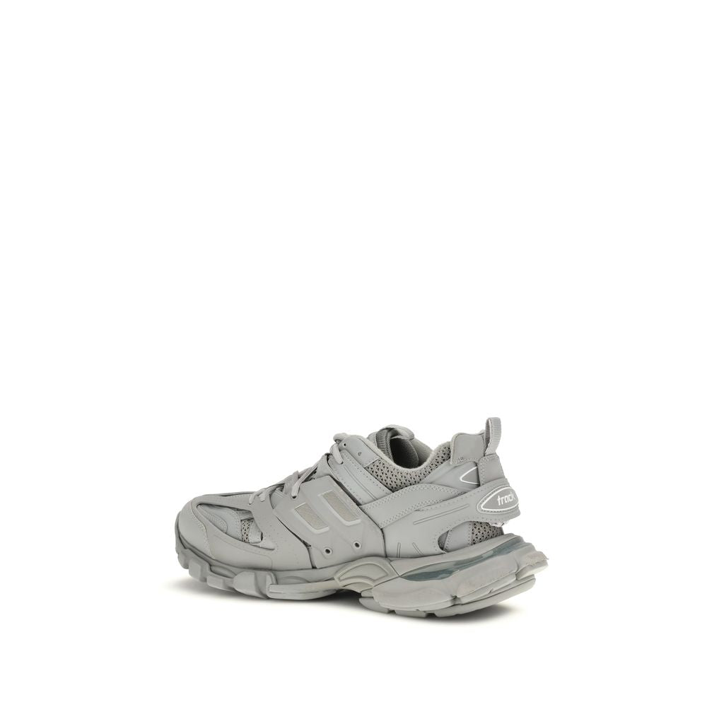 Balenciaga Gray Polyester Athletic Sneakers Balenciaga