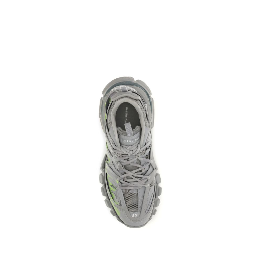 Balenciaga Gray Polyester Athletic Sneakers Balenciaga
