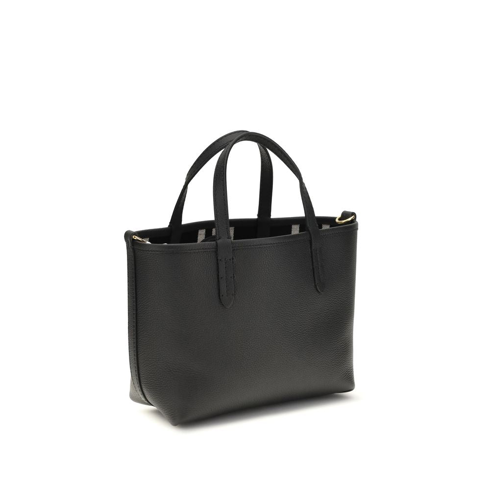 Burberry Black Calf Leather Bos Taurus Shoulder Bag Burberry
