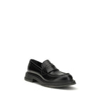 Gucci Black Calf Leather Bos Taurus Slip-On Loafers Gucci