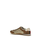 Gucci Brown Calf Leather Bos Taurus Sneakers Gucci