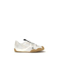 Valentino Garavani White Calf Leather Bos Taurus Athletic Sneakers Valentino Garavani