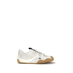 Valentino Garavani White Calf Leather Bos Taurus Athletic Sneakers Valentino Garavani