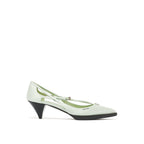 Prada Bicolor Silk Mid Heel Pumps Prada
