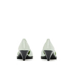 Prada Bicolor Silk Mid Heel Pumps Prada