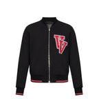 Versace Black Virgin Wool Bomber Versace