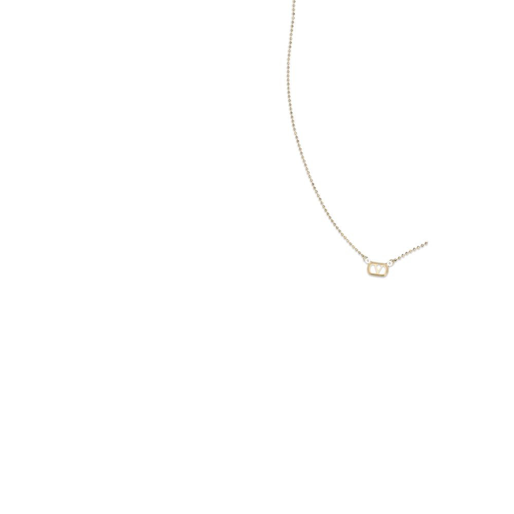 Valentino Garavani Gold Brass Necklace Valentino Garavani