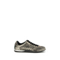 Gucci Black Calf Leather Bos Taurus Low Top Sneakers Gucci