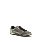 Gucci Black Calf Leather Bos Taurus Low Top Sneakers Gucci