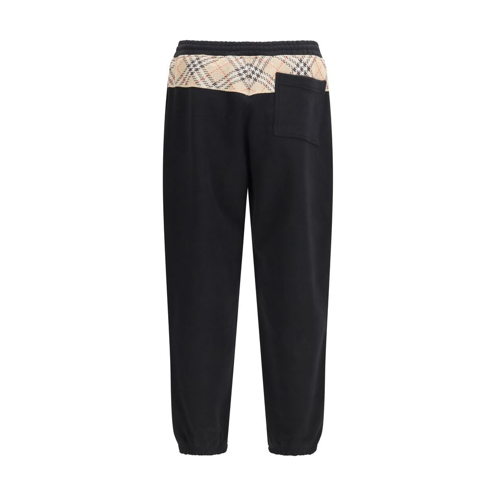 Burberry Black Cotton Joggers (Workout Pants) Burberry