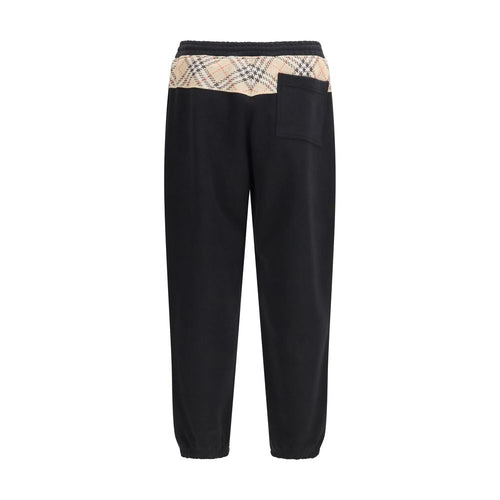Burberry Black Cotton Joggers (Workout Pants) Burberry