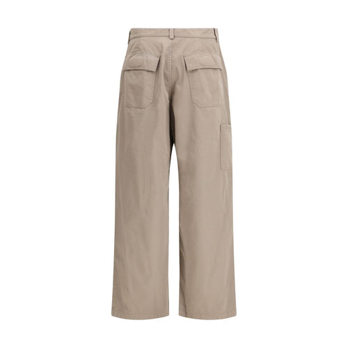 Balenciaga Beige Cotton Casual Pants Balenciaga
