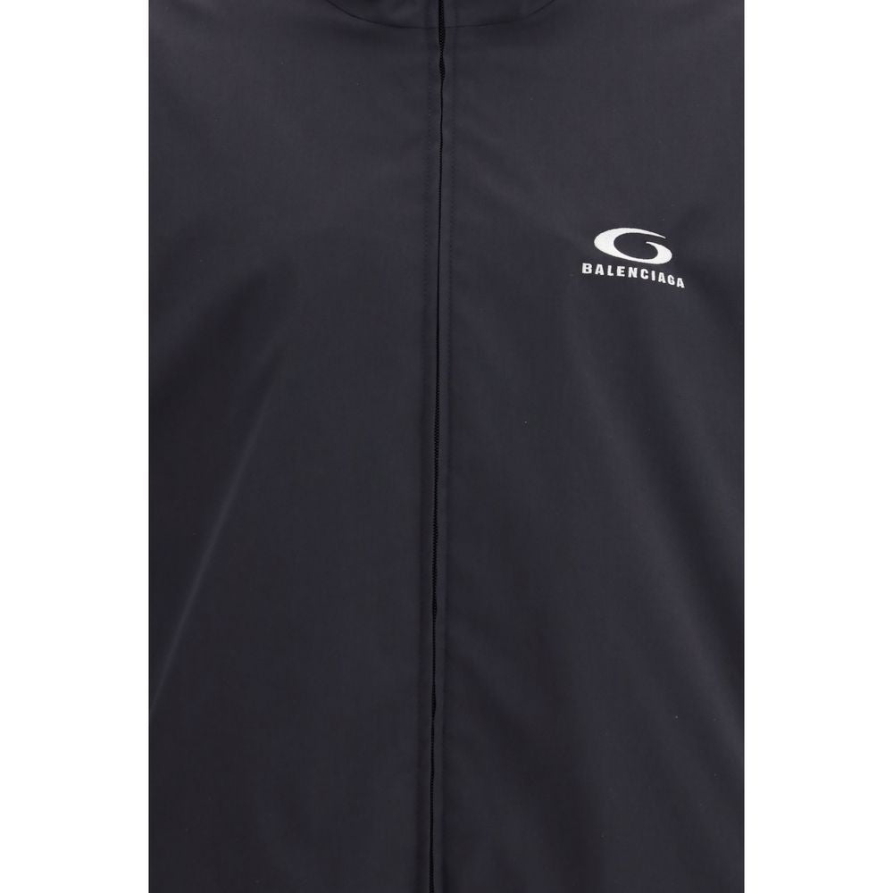 Balenciaga Black Polyester Shell Jacket Balenciaga