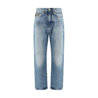 Versace Blue Cotton Jeans Denim Versace