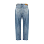 Versace Blue Cotton Jeans Denim Versace
