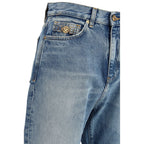 Versace Blue Cotton Jeans Denim Versace