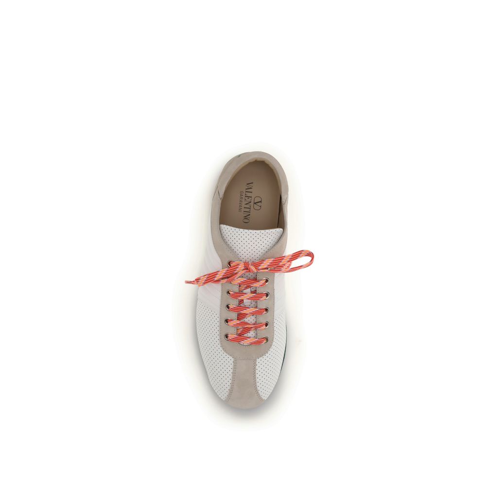Valentino Garavani Multicolor Calf Leather Bos Taurus Athletic Sneakers Valentino Garavani