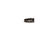 Valentino Garavani Purple Calf Leather Bos Taurus Bracelet Valentino Garavani