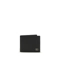 Valentino Garavani Black Calf Leather Bos Taurus Wallet Valentino Garavani