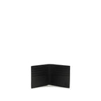Valentino Garavani Black Calf Leather Bos Taurus Wallet Valentino Garavani