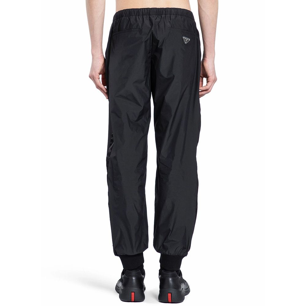 Prada Black Nylon Joggers (Workout Pants) Prada