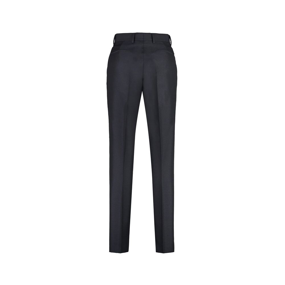 Prada Blue Mohair Dress Pants Prada
