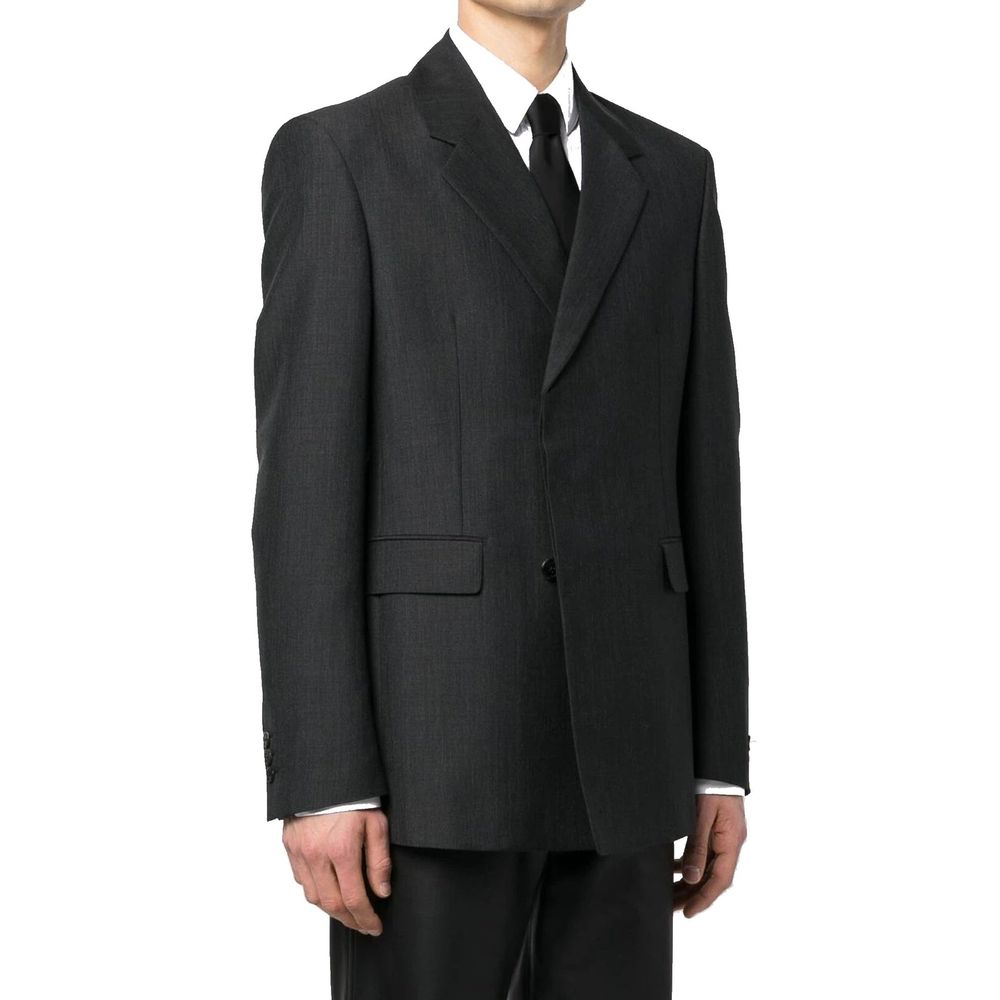 Prada Gray Wool Blazer Prada